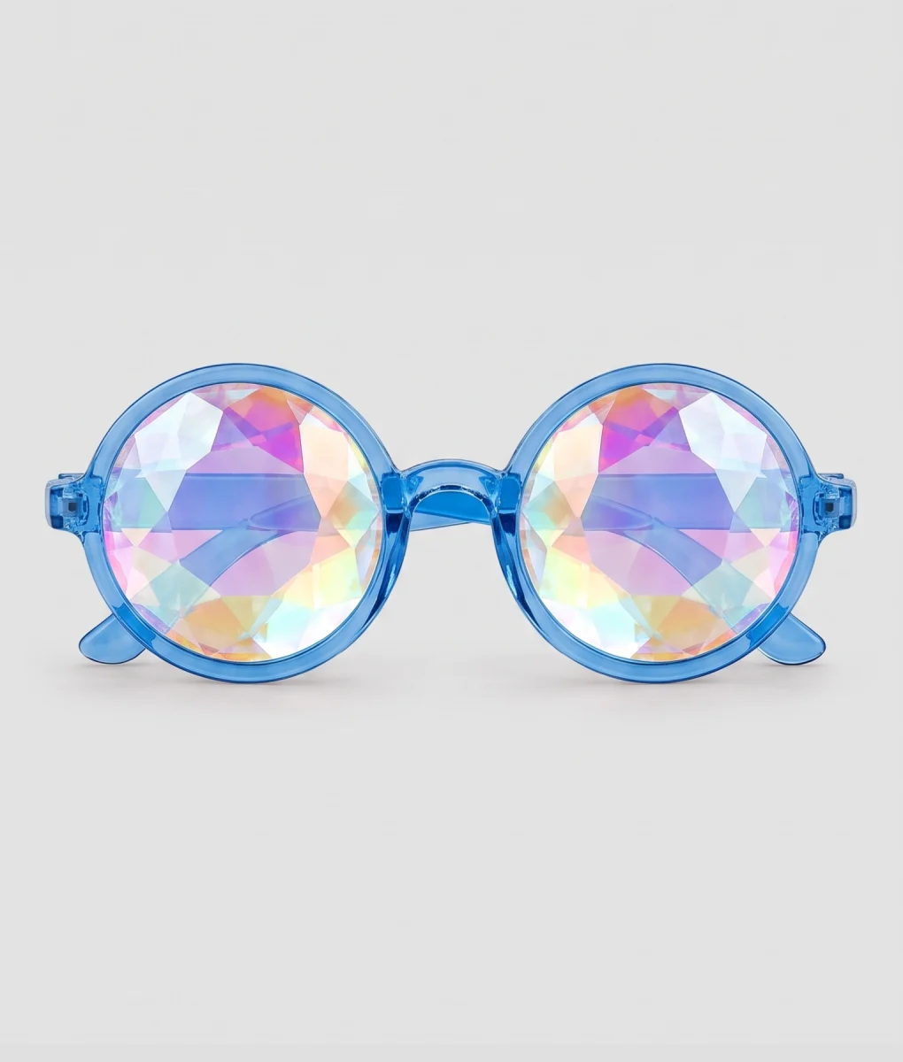 Caleidoscoop spacebril blauw