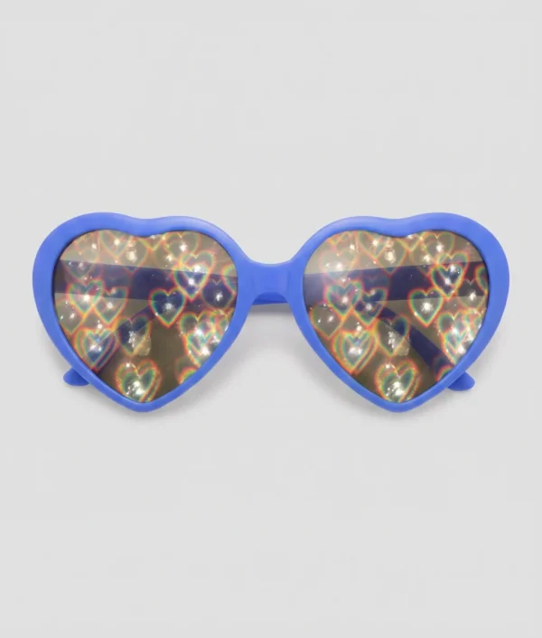 Hartjesbril Spacy blauw